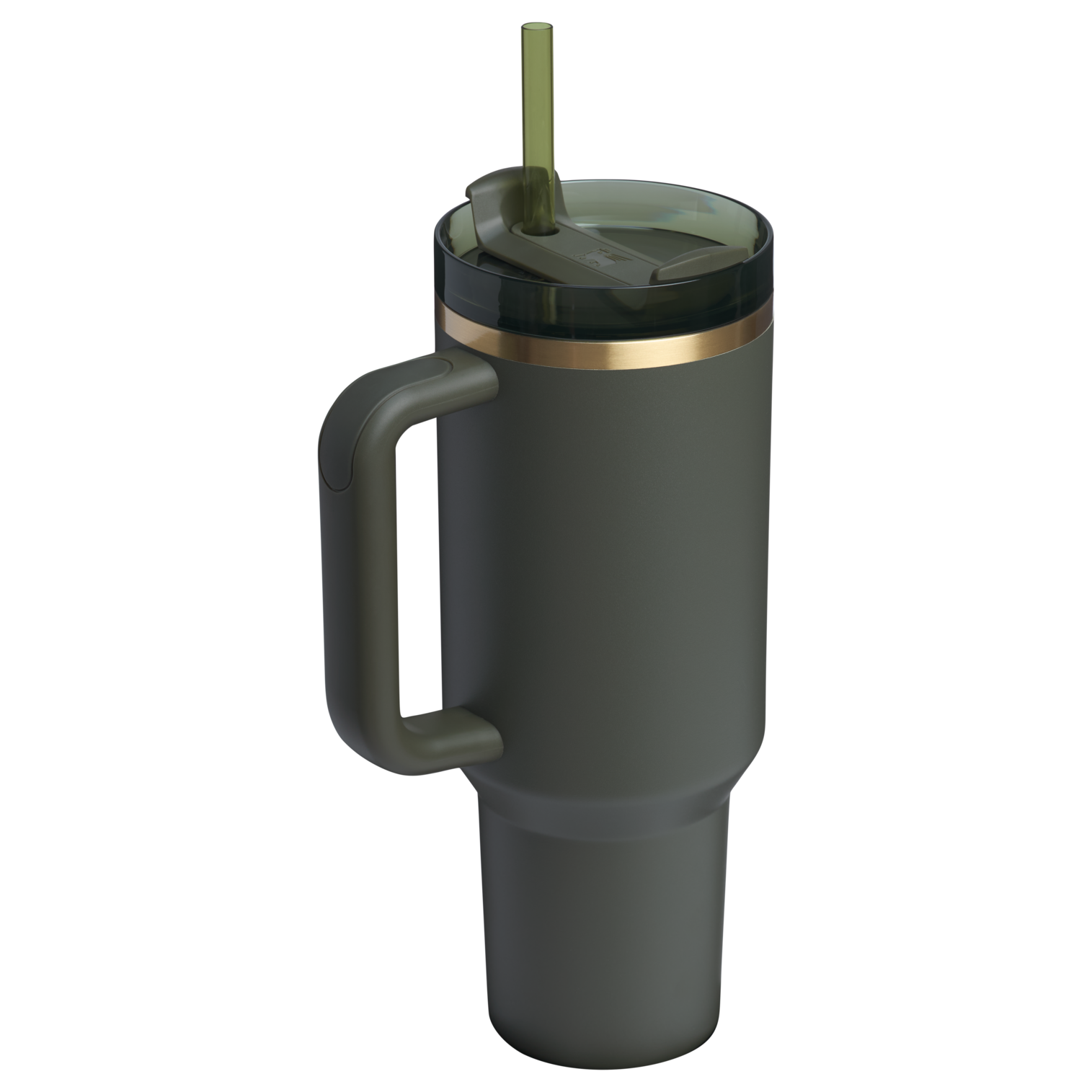 Insulated Travel The Quencher H2.0 Flowstate Tumbler D050X - Double-Wall Vacuum Insulated Travel Tumbler with Straw Detail
