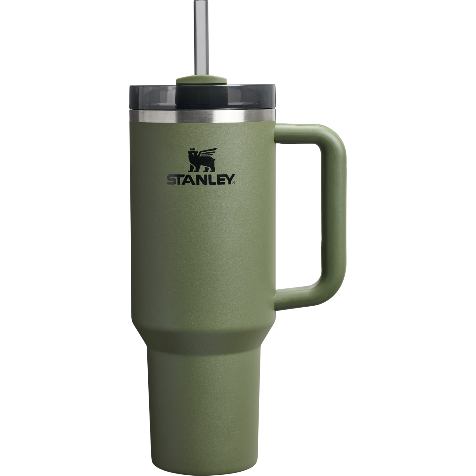 Insulated Travel The Quencher H2.0 Flowstate Tumbler  | Stanley Create D332L - Double-Wall Vacuum Insulated Travel Tumbler with Straw - Dried Pine