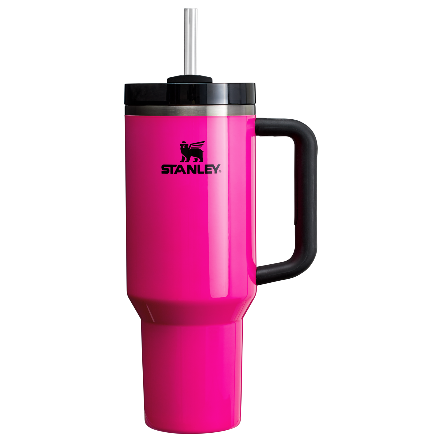 Insulated Travel The Quencher H2.0 Flowstate Tumbler  | Stanley Create D332L - Double-Wall Vacuum Insulated Travel Tumbler with Straw Detail