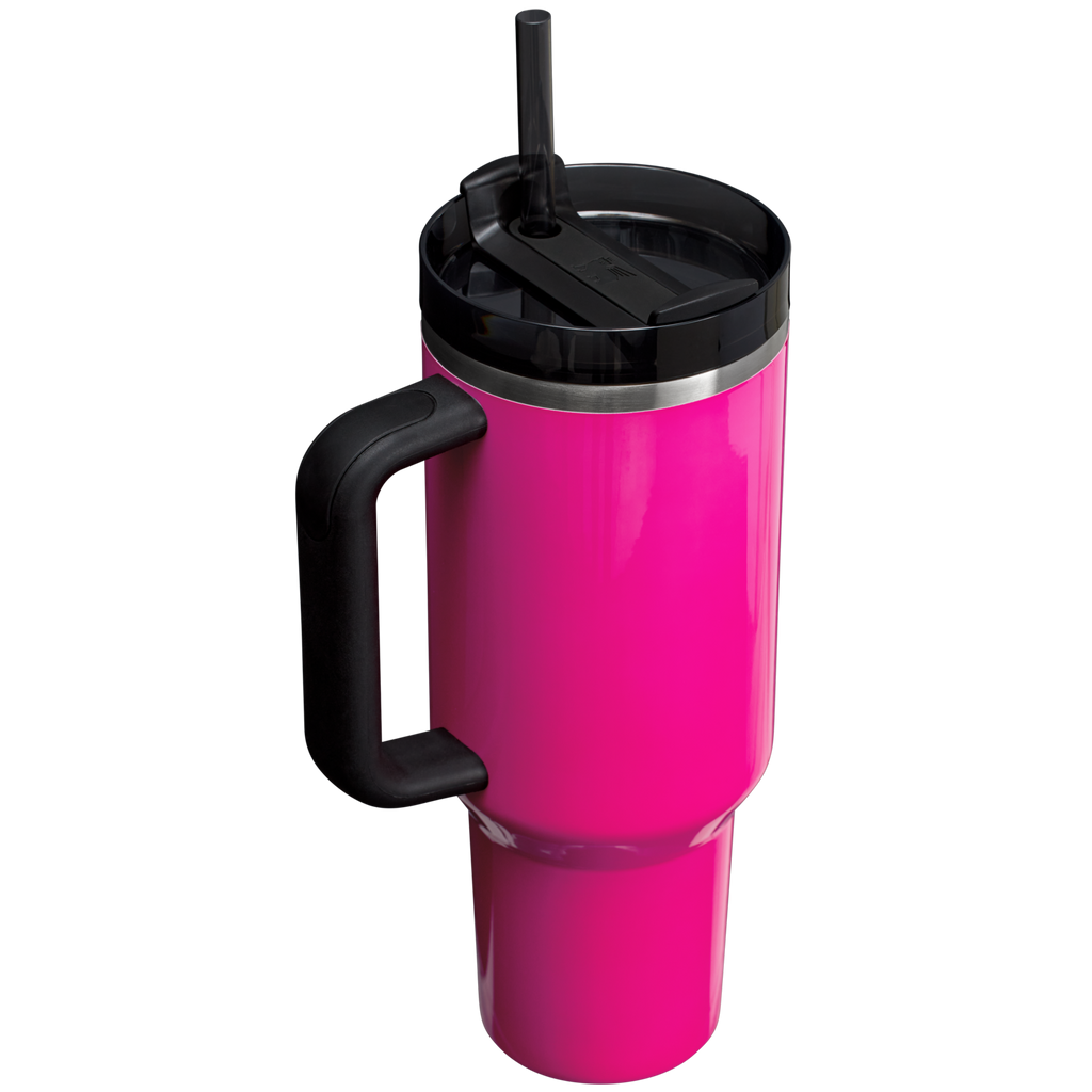 Insulated Travel The Quencher H2.0 Flowstate Tumbler D050X - Double-Wall Vacuum Insulated Travel Tumbler with Straw Detail