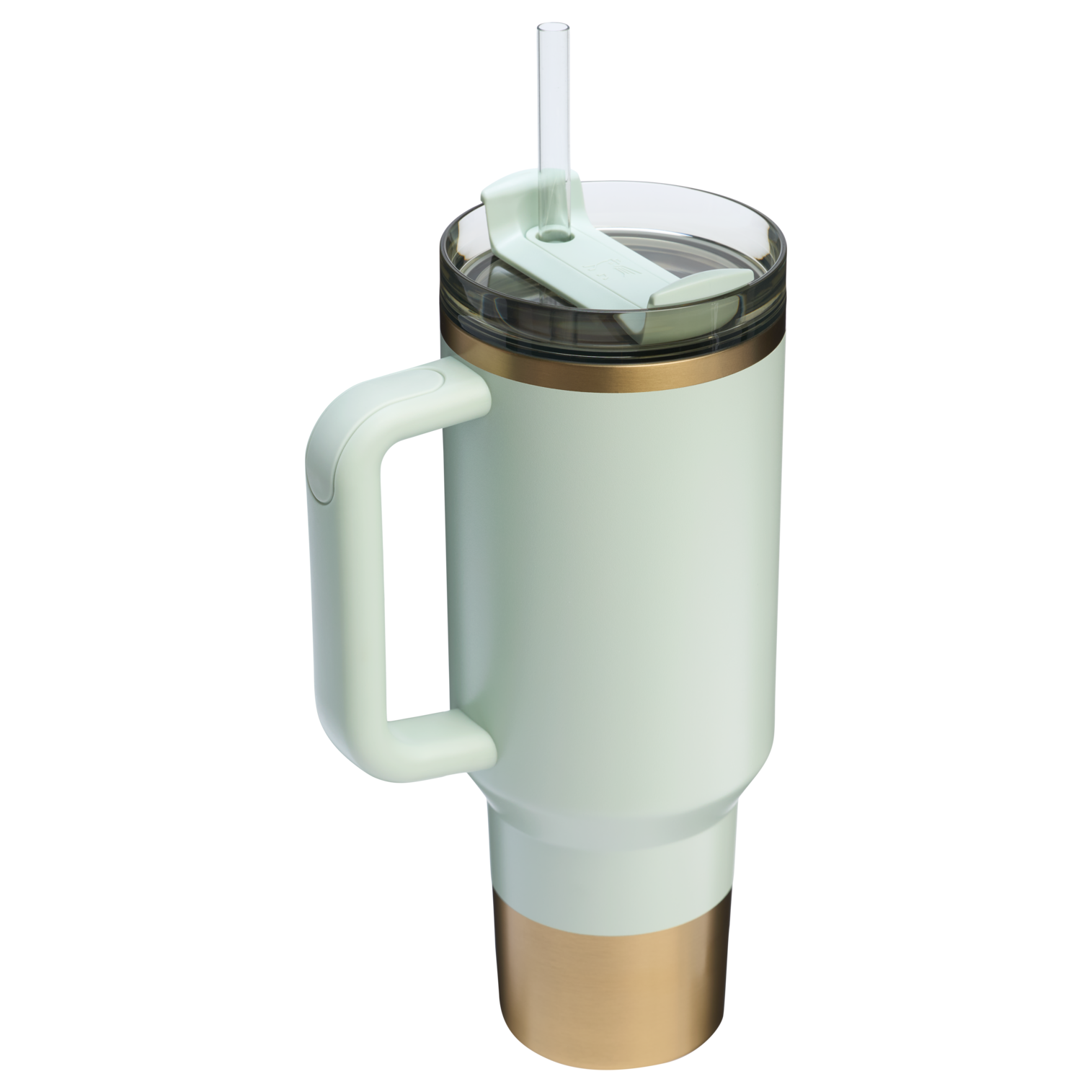 Insulated Travel The Quencher H2.0 Flowstate Tumbler  | Stanley Create D332L - Double-Wall Vacuum Insulated Travel Tumbler with Straw Detail