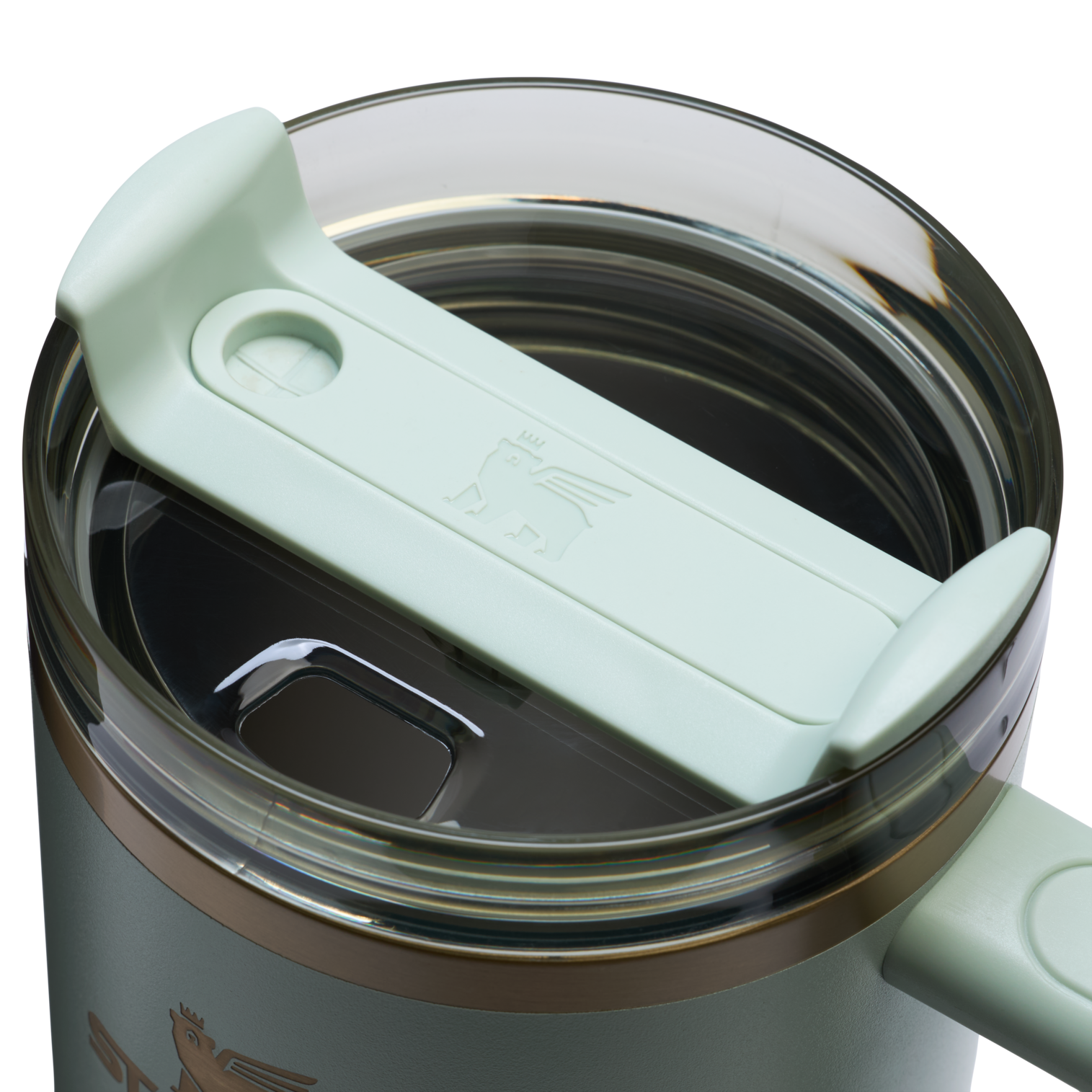 Insulated Travel The Quencher H2.0 Flowstate Tumbler  | Stanley Create D332L - Double-Wall Vacuum Insulated Travel Tumbler with Straw Detail