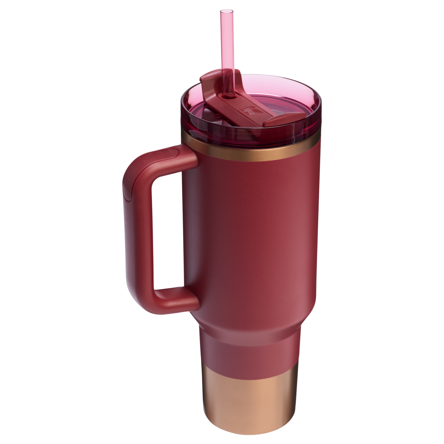 Insulated Travel The Quencher H2.0 Flowstate Tumbler  | Stanley Create D332L - Double-Wall Vacuum Insulated Travel Tumbler with Straw Detail