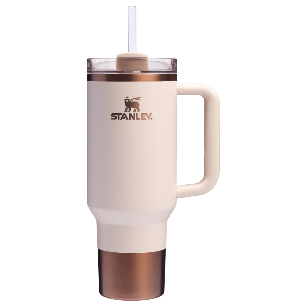 Insulated Travel The Quencher H2.0 Flowstate Tumbler  | Stanley Create D332L - Double-Wall Vacuum Insulated Travel Tumbler with Straw Detail