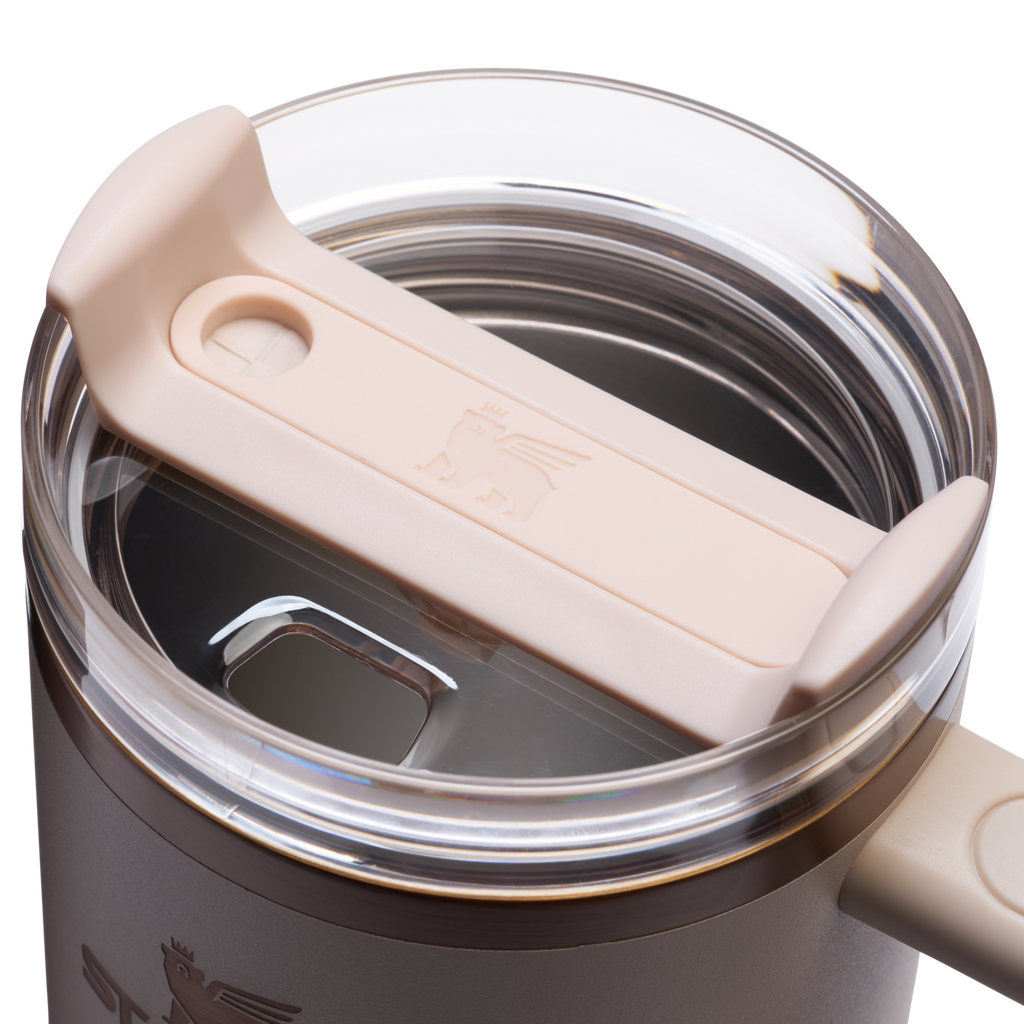 Insulated Travel The Quencher H2.0 Flowstate Tumbler  | Stanley Create D332L - Double-Wall Vacuum Insulated Travel Tumbler with Straw Detail