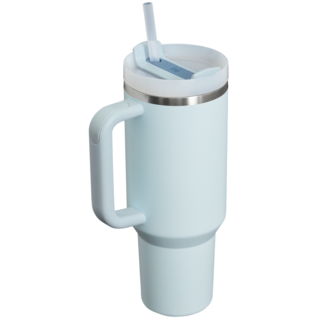 Insulated Travel The Quencher H2.0 Flowstate Tumbler  | Stanley Create D332L - Double-Wall Vacuum Insulated Travel Tumbler with Straw Detail