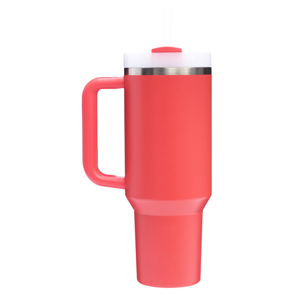 Insulated Travel The Quencher H2.0 Flowstate Tumbler D050X - Double-Wall Vacuum Insulated Travel Tumbler with Straw Detail