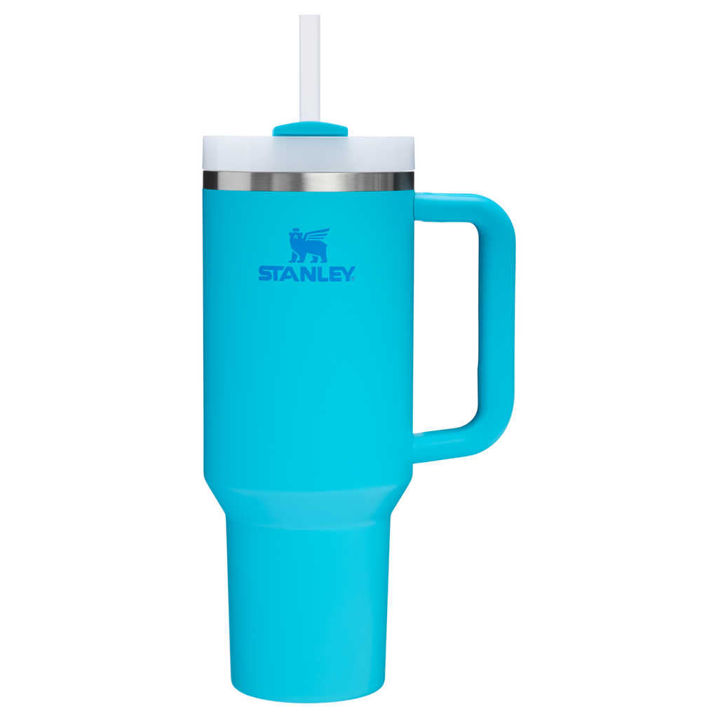 Insulated Travel The Quencher H2.0 Flowstate Tumbler  | Stanley Create D332L - Double-Wall Vacuum Insulated Travel Tumbler with Straw Detail