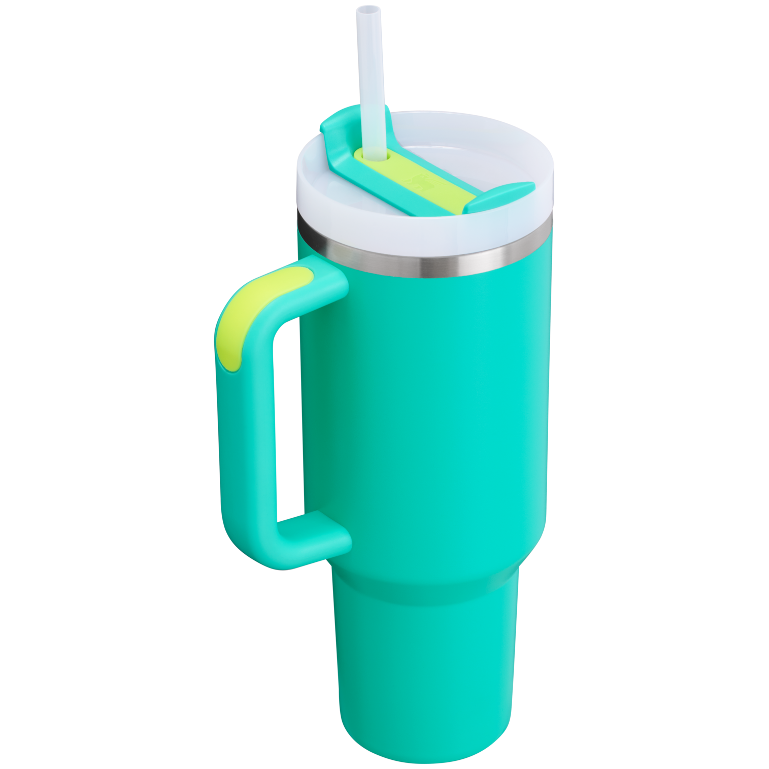 Insulated Travel The Quencher H2.0 Flowstate Tumbler  | Stanley Create D332L - Double-Wall Vacuum Insulated Travel Tumbler with Straw Detail