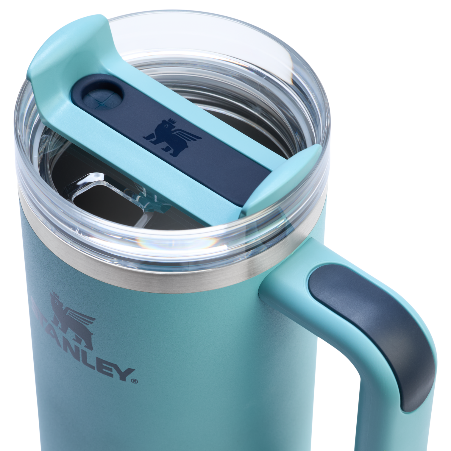 Large Capacity The Quencher H2.0 Flowstate Tumbler | Stanley Create D331C - FlowState 3-Position Lid Insulated Travel Mug Detail