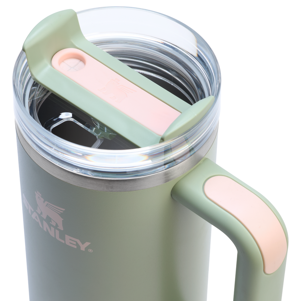 Large Capacity The Quencher H2.0 Flowstate Tumbler | Stanley Create D331C - FlowState 3-Position Lid Insulated Travel Mug Detail