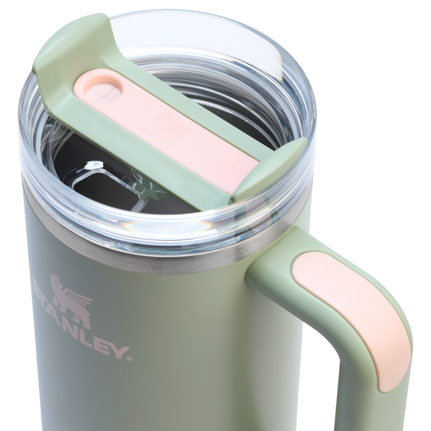 Large Capacity The Quencher H2.0 Flowstate Tumbler | Stanley Create D331C - FlowState 3-Position Lid Insulated Travel Mug Detail
