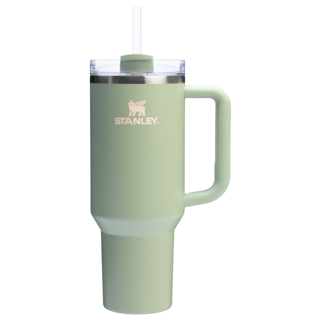 Insulated Travel The Quencher H2.0 Flowstate Tumbler  | Stanley Create D332L - Double-Wall Vacuum Insulated Travel Tumbler with Straw Detail