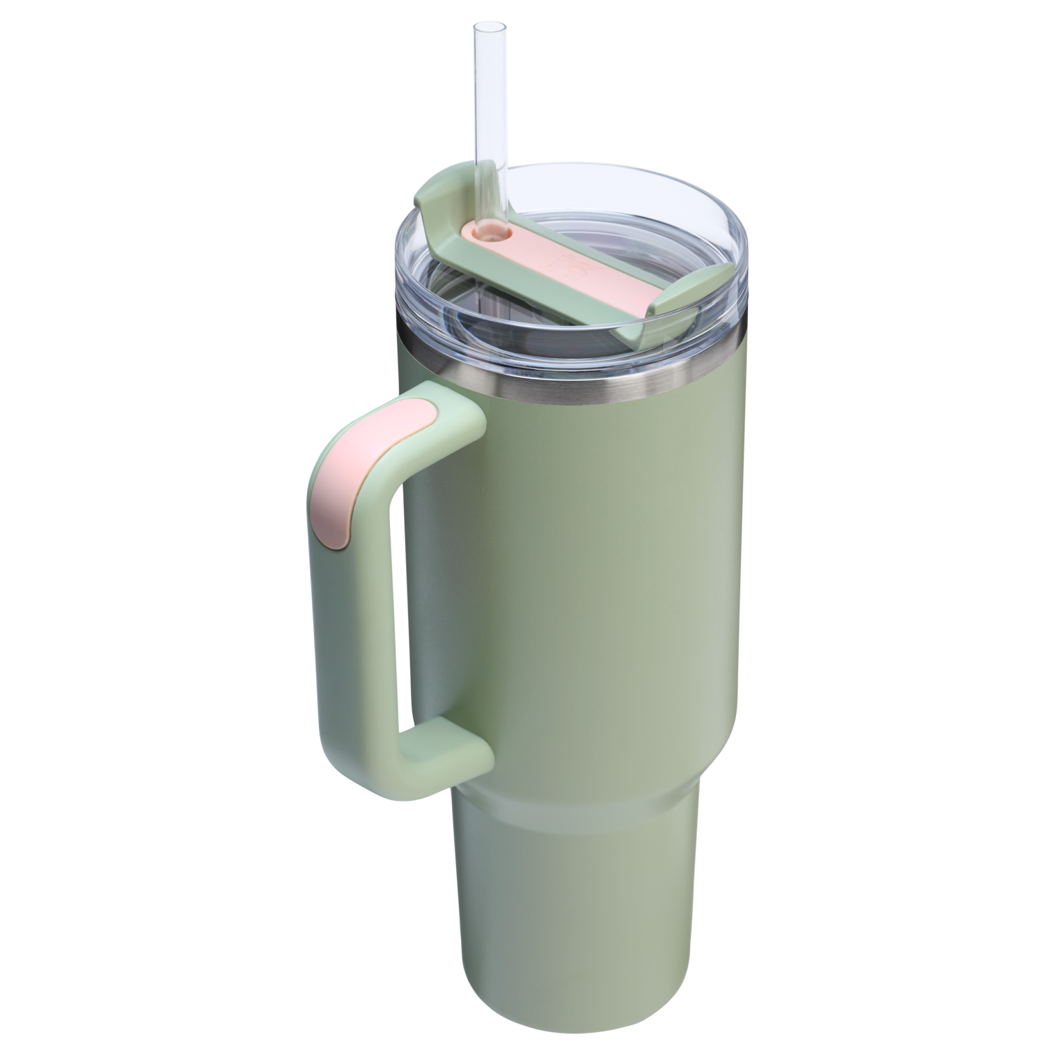 Insulated Travel The Quencher H2.0 Flowstate Tumbler  | Stanley Create D332L - Double-Wall Vacuum Insulated Travel Tumbler with Straw Detail