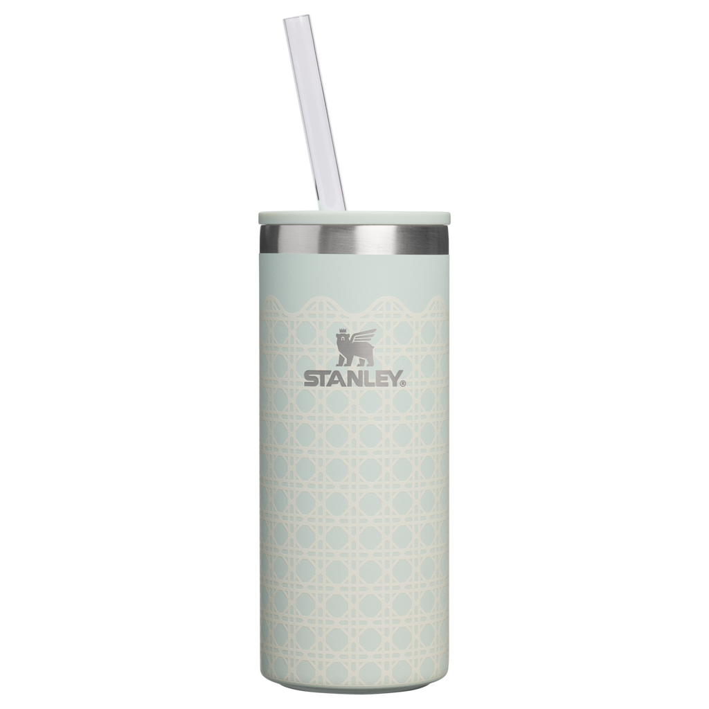 Portable Mini The Everyday Slim Can Cooler Cup D350R - Compact All-Weather Soft-Sided Cooler Backpack - Mist Rattan