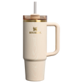 Car-Cup Friendly The Cheers & Cheer Quencher H2.0 Flowstate Tumbler D189S - Double-Wall Vacuum Insulated Travel Tumbler with Straw - Birch Woodgrain