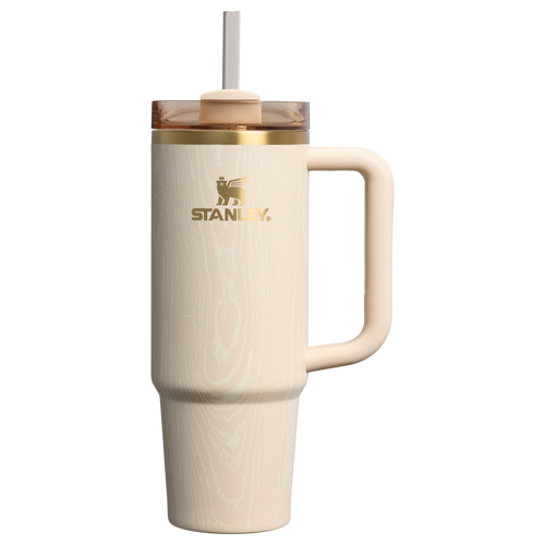 Car-Cup Friendly The Cheers & Cheer Quencher H2.0 Flowstate Tumbler D189S - Double-Wall Vacuum Insulated Travel Tumbler with Straw - Birch Woodgrain