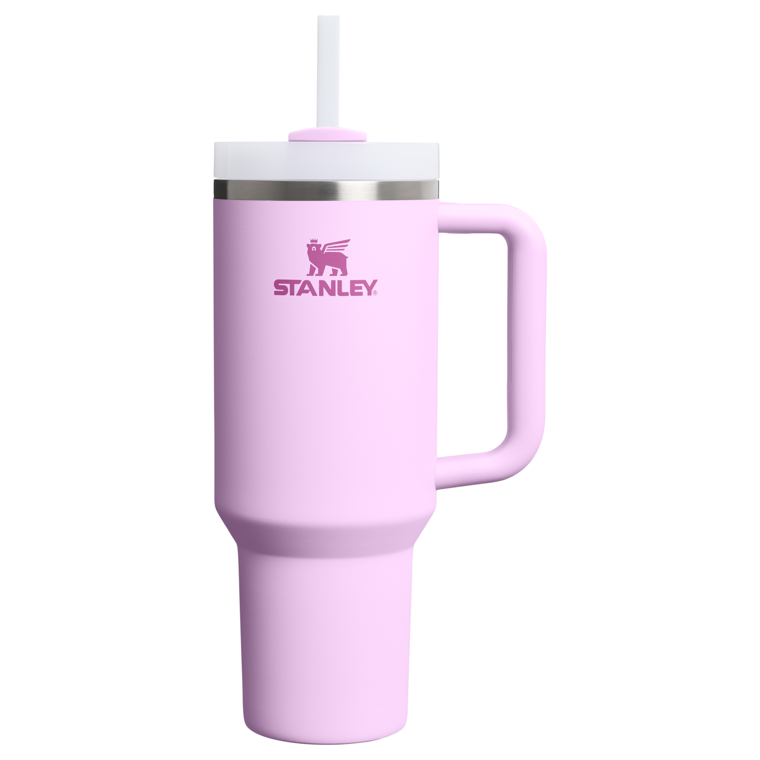 Insulated Travel The Quencher H2.0 Flowstate Tumbler D050X - Double-Wall Vacuum Insulated Travel Tumbler with Straw - Soft Orchid
