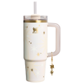 Insulated Travel The Quencher Luxe H2.0 Flowstate Tumbler D209D - Double-Wall Vacuum Insulated Travel Tumbler with Straw - Starlight Shimmer