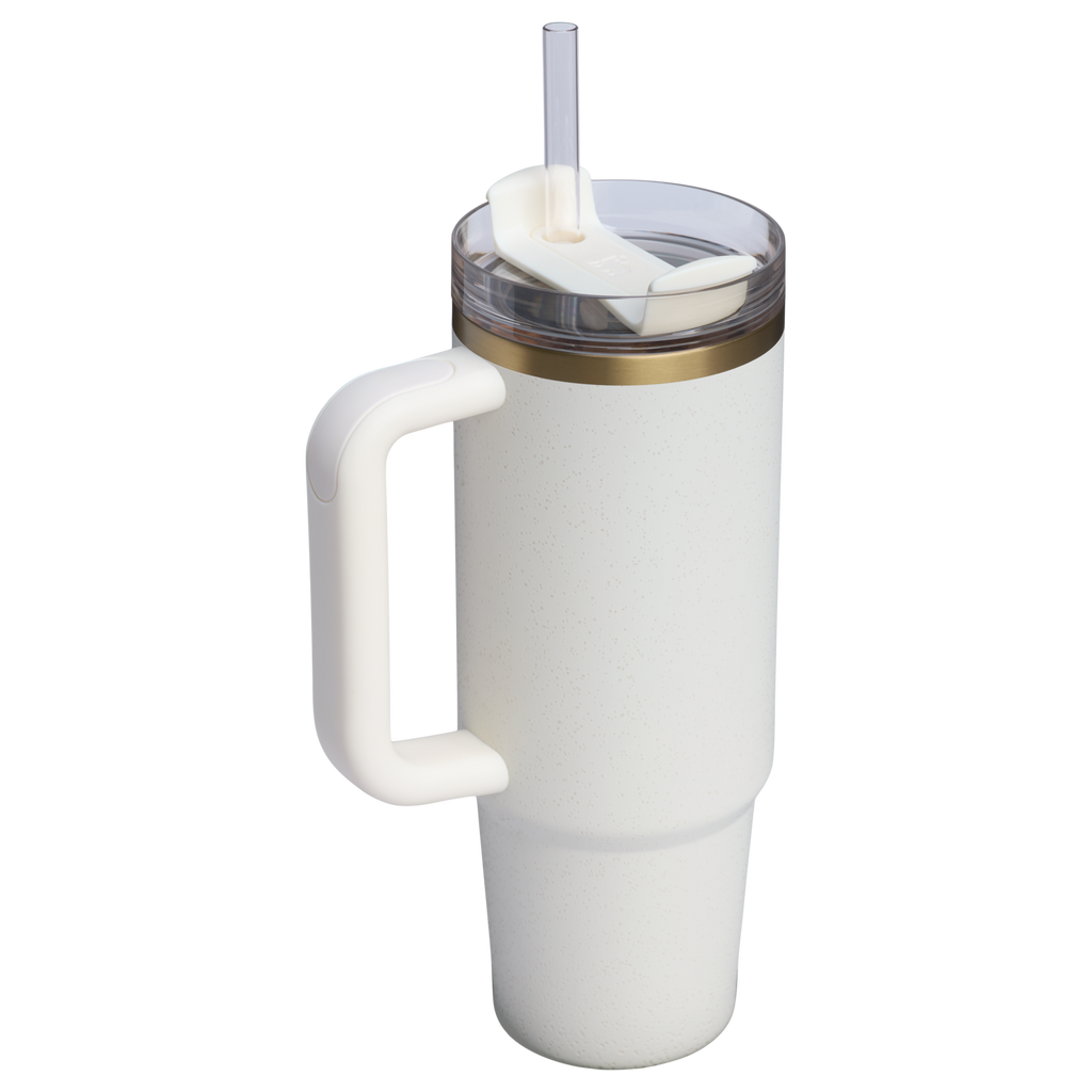 Large Capacity The Quencher H2.0 Flowstate Tumbler | Stanley Create D331C - FlowState 3-Position Lid Insulated Travel Mug Detail
