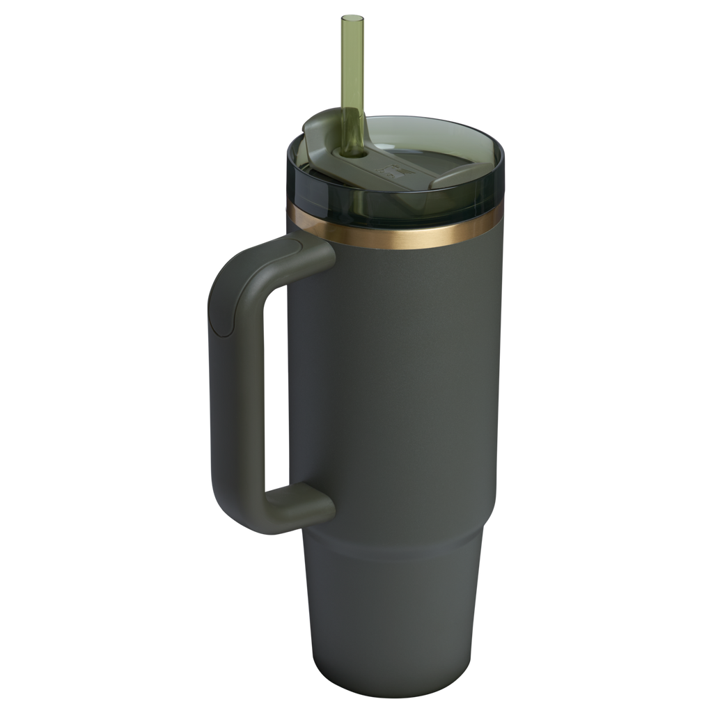 Large Capacity The Quencher H2.0 Flowstate Tumbler | Stanley Create D331C - FlowState 3-Position Lid Insulated Travel Mug Detail