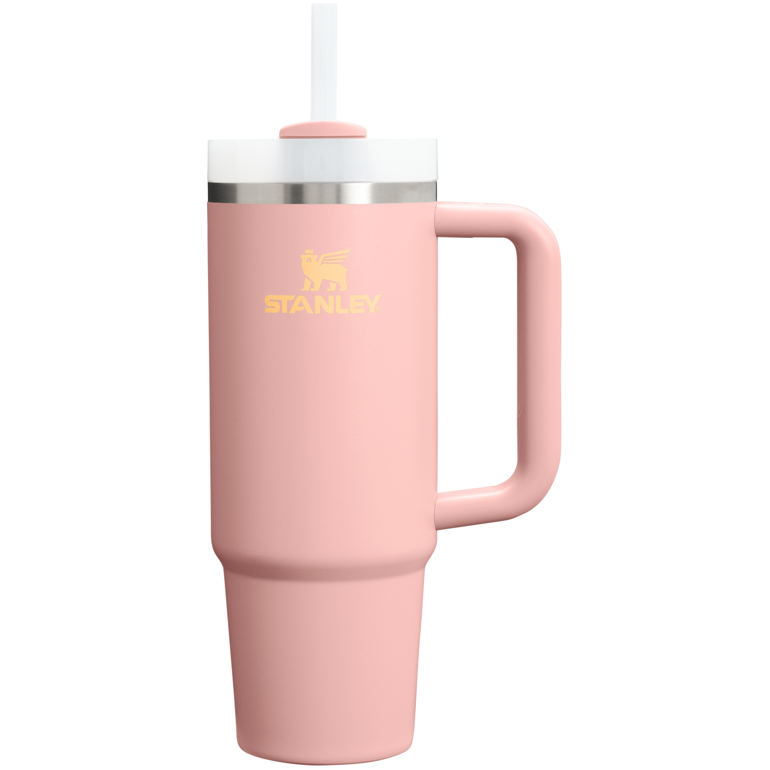 Large Capacity The Quencher H2.0 Flowstate Tumbler | Stanley Create D331C - FlowState 3-Position Lid Insulated Travel Mug - Peach Rose