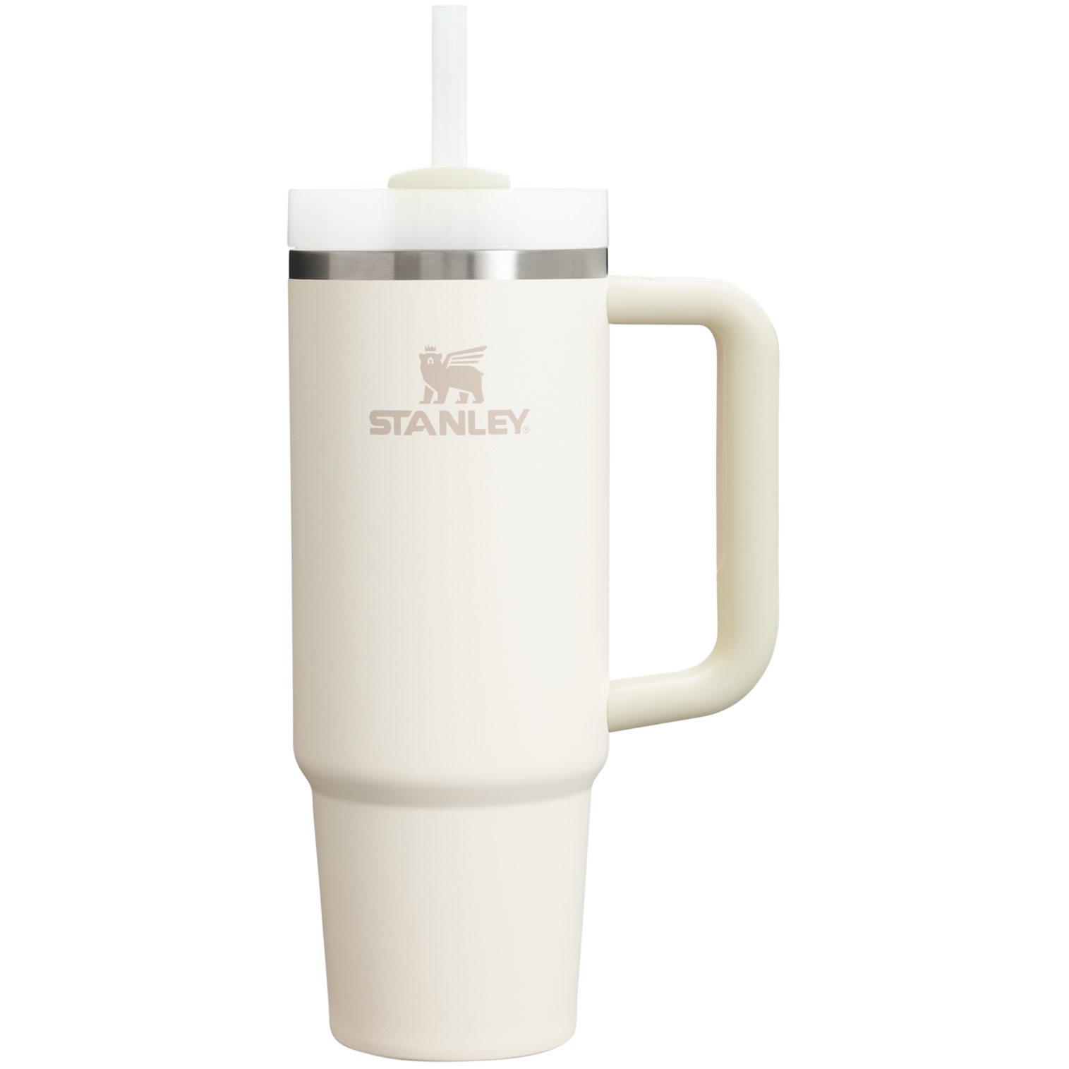 Large Capacity The Quencher H2.0 Flowstate Tumbler | Stanley Create D331C - FlowState 3-Position Lid Insulated Travel Mug - Cream 2.0