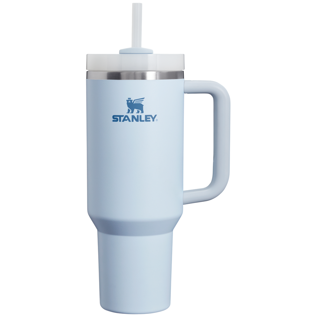 Insulated Travel The Quencher H2.0 Flowstate Tumbler  | Stanley Create D332L - Double-Wall Vacuum Insulated Travel Tumbler with Straw Detail