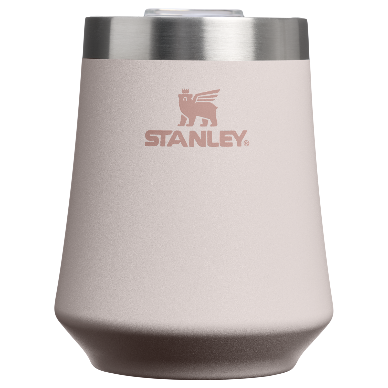 Shatterproof Luxury The Reserve Wine Tumbler D125V - Elegant Stemless Vacuum Insulated Wine Tumbler - Rose Quartz