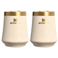 Shatterproof Luxury The Cheers & Cheer Reserve Wine Tumbler | 2-pack D190T - Reserve Collection Stainless Steel Whiskey Cup - Birch Woodgrain