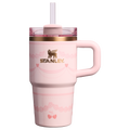Splash-Resistant FlowState The Valentine’s Day Quencher H2.0  Flowstate Tumbler D234X - 40oz Large Capacity Car-Cup Friendly Quencher - Pink Velvet Cake