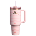Insulated Travel The Valentine’s Day Quencher H2.0 Flowstate Tumbler D231T - 40oz Large Capacity Car-Cup Friendly Quencher - Pink Velvet Cake