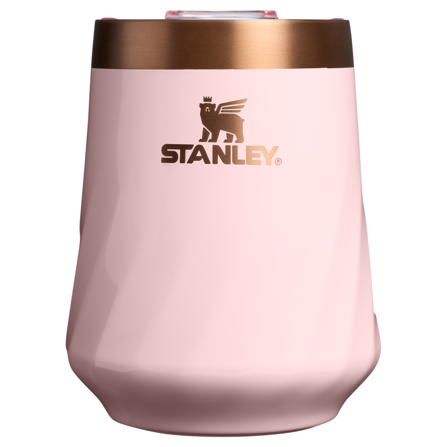 Vacuum Insulated Wine The Valentine’s Day Textured Reserve Wine Tumbler D233K - Reserve Collection Stainless Steel Whiskey Cup - Pink Velvet Gloss