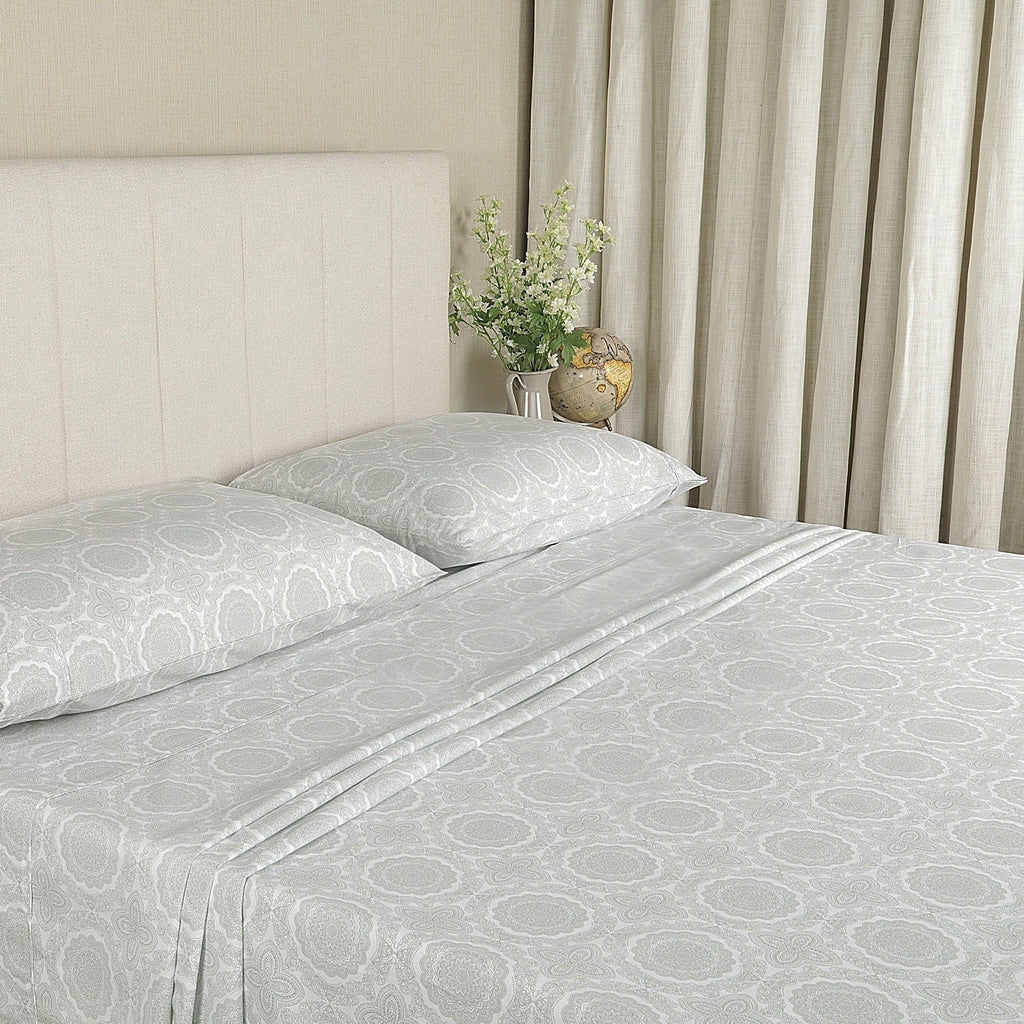 Ultra-Soft 100% Cotton Queen Sheets Set, 4 Piece Bed Sheets Set with HeiQ Fresh, Percale Weave, Hotel Luxury, Ultra Soft Sheets ... - Cooling Hotel Quality Bedding Sheets and Pillowcases - Default Title