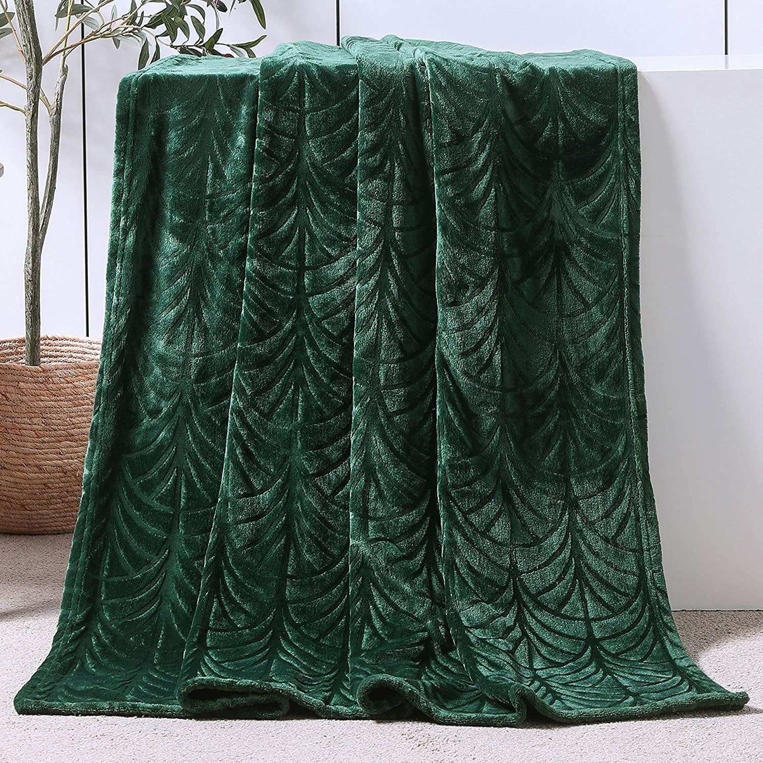 Super Soft Flannel Fleece Throw Blanket for Couch, Soft Fluffy Sofa Bed Blanket with Vintage Pattern for All Season, Warm and Lightweigh... - Super Soft Reversible Sherpa Flannel Blanket - Default Title