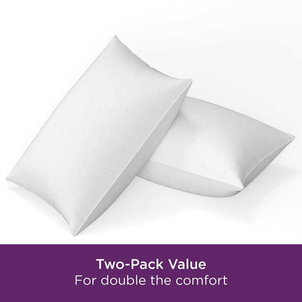 Hotel Collection Bed Pillows, Standard/Queen (2 Count) - Orthopedic Shredded Foam Bed Pillow Set Detail