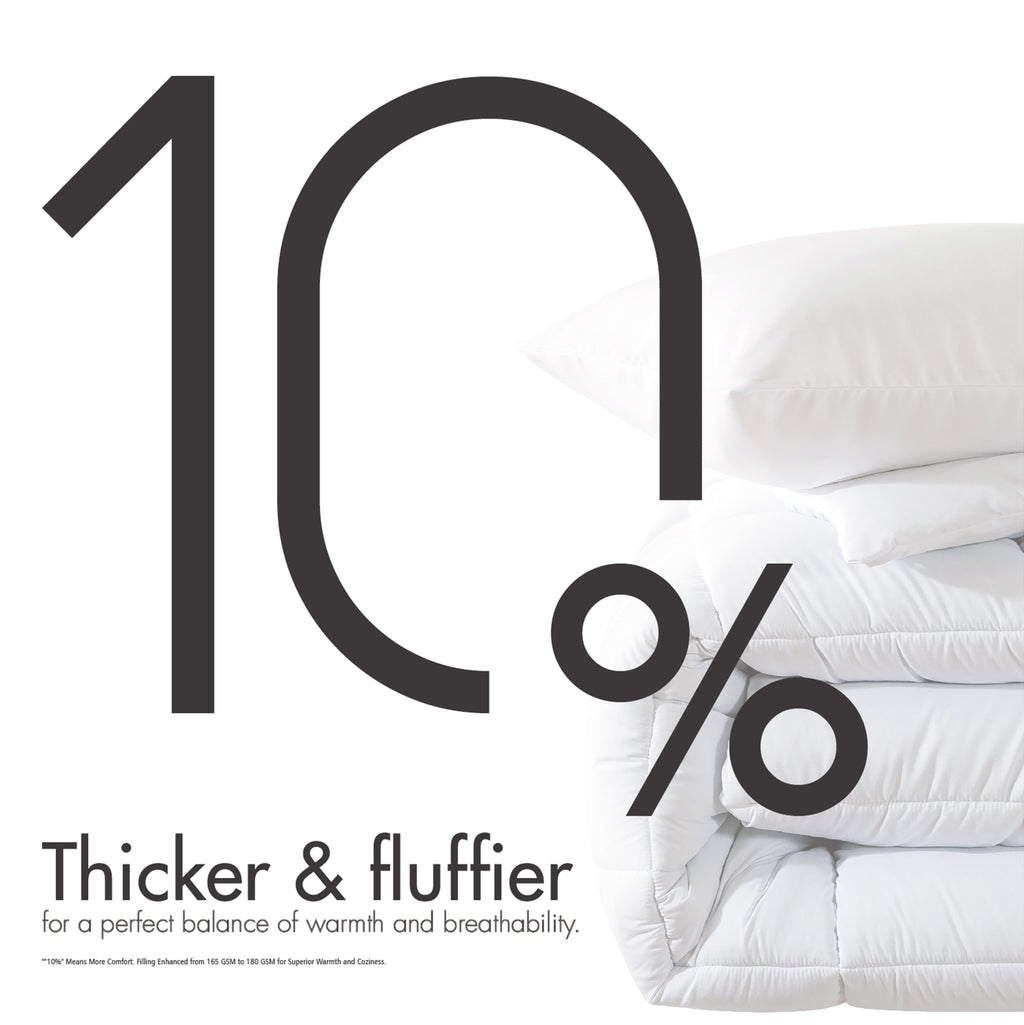 Hypoallergenic Cloud Queen Size 3-Piece All-Season Down Alternative Comforter Set Deep Black (Comforter and Pillowcase Bedding Set / bed i... - Luxurious Quilted Duvet Cover Set Detail