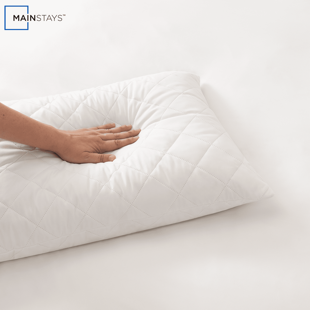 Orthopedic Support Memory Foam Cluster Bed Pillow, Standard Queen - Hotel Quality Plush Sleeping Pillows Detail