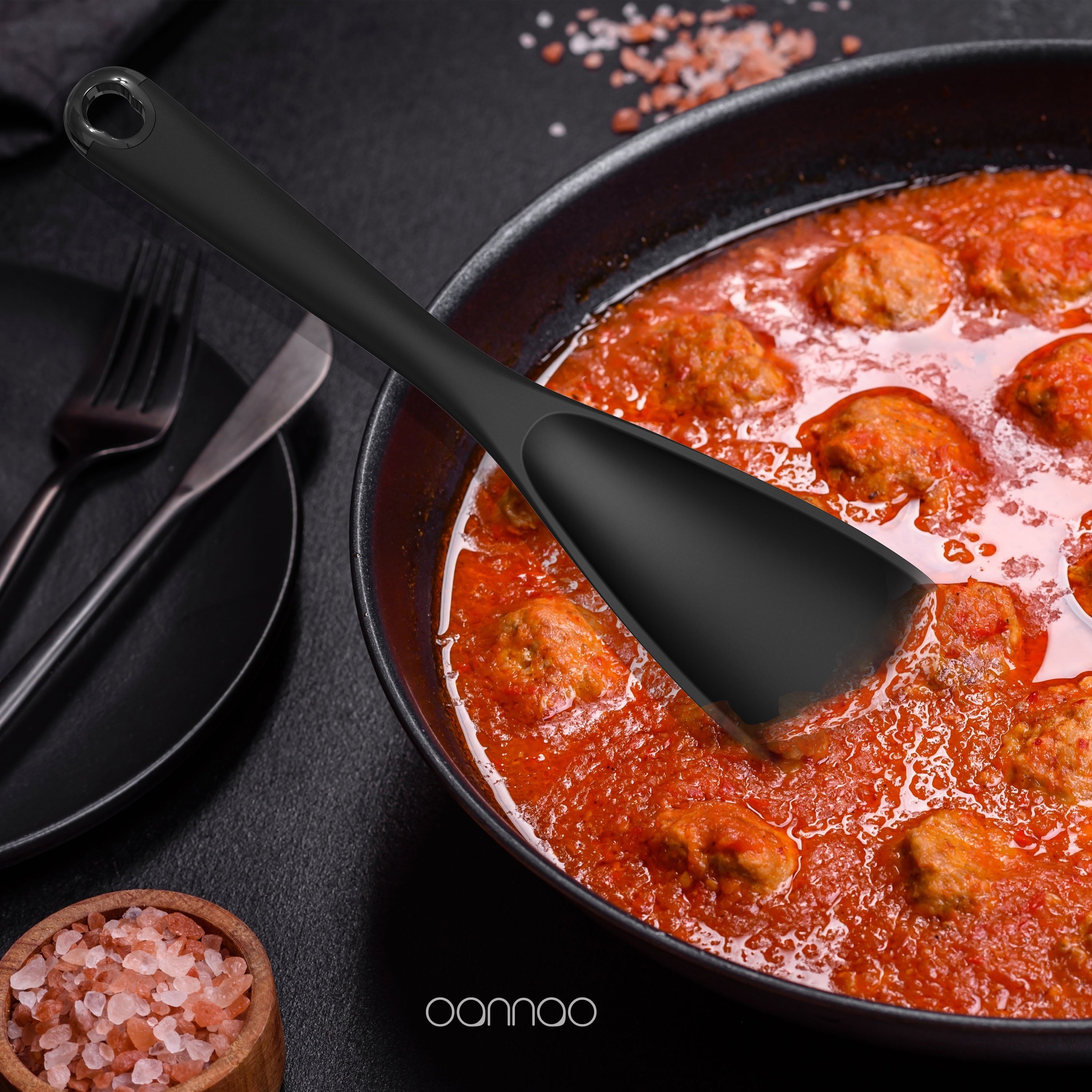 Premium Silicone Silicone Kitchen Utensils Set, 600°F Heat Resistant Silicone Cooking Utensils, Spatula, Spoon, Whisk, Tongs, Kitchen ... - Durable Turner & Ladle Utensil Set for Home Chefs Detail