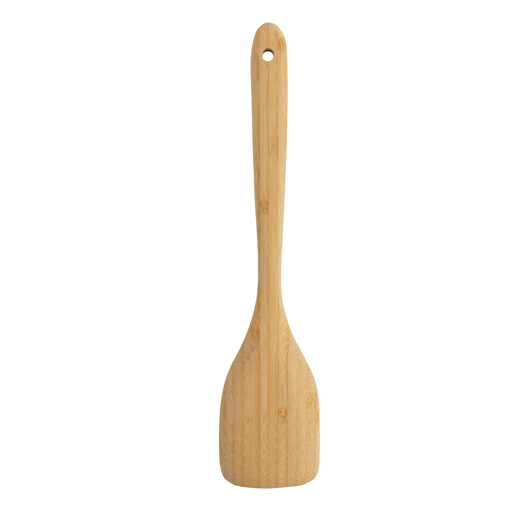 Professional Grade Bamboo Turner, Crafted , Cooking and Kitchen, 12.99 x 2.67 x 0.59 inch. - Multi-Purpose Hand Tool for Daily Meal Prep Detail