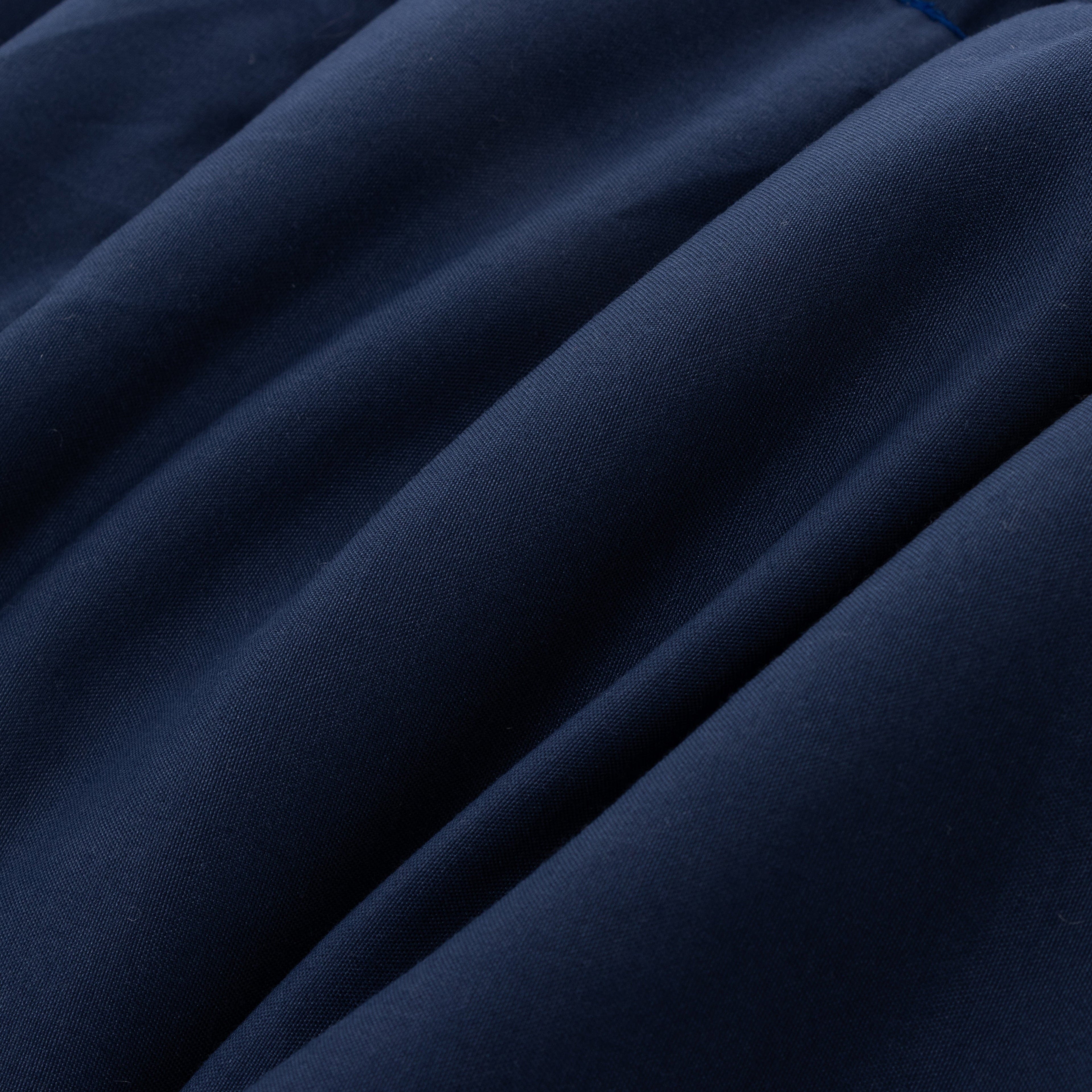 All-Season Queen Comforter Set All Season Reversible Bed Set with 2 Pillow Cases 3 Pieces Bedding Sets Down Alternative Blue/Gra... - Luxurious Quilted Duvet Cover Set Detail