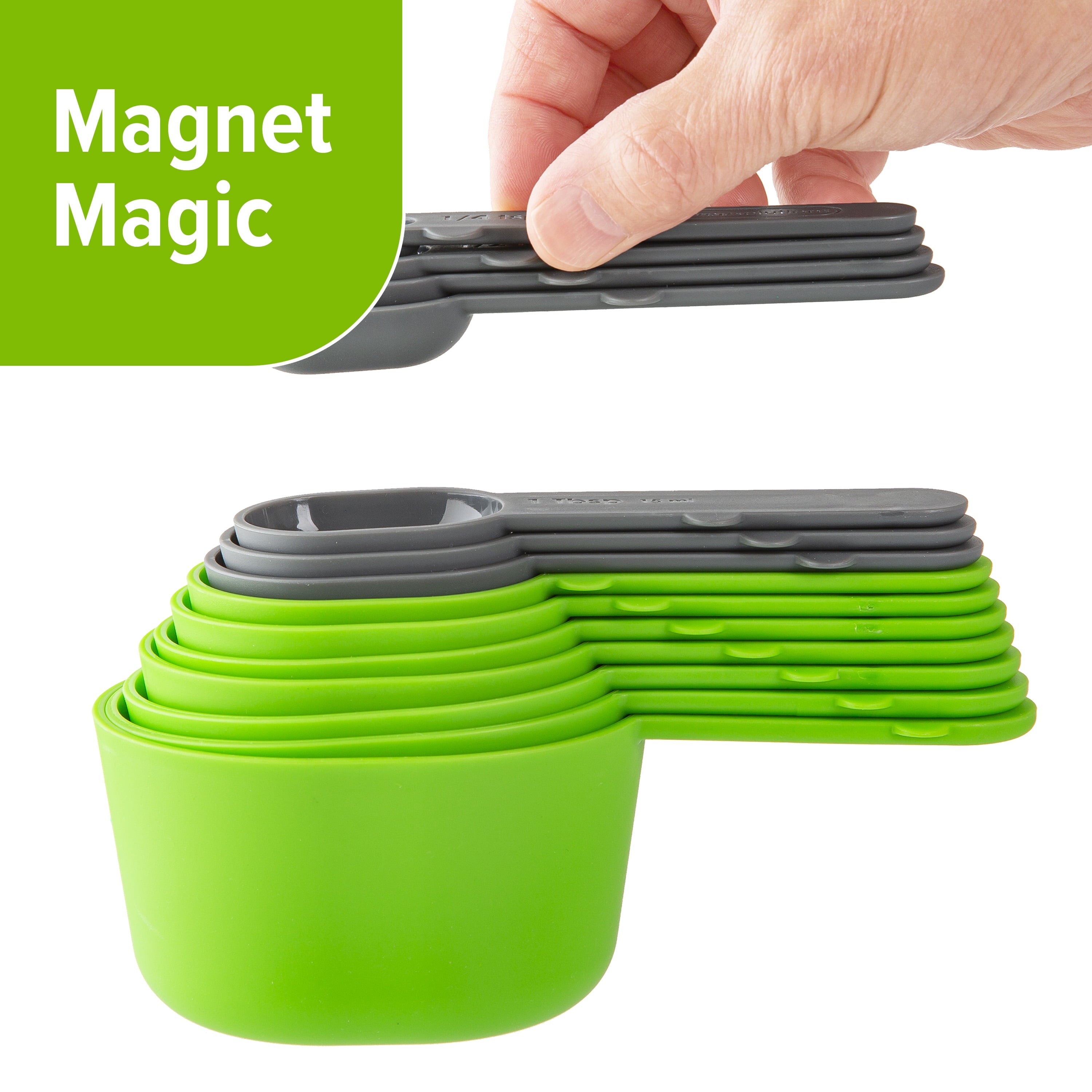 Multi-Functional 15 Piece Magnetic Measuring Set - Multi-Functional Manual Food Chopper & Slicer Detail