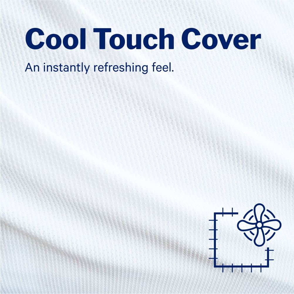 Decorative Plump Sleep Essential Cooling Pillow, Standard - Ergonomic Memory Foam Pillow for Neck Pain Support Detail