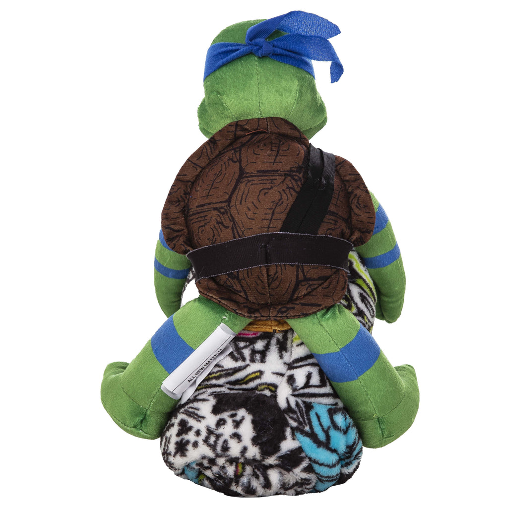 Super Soft Flannel Teenage Mutant Tutles Sketched Out Kids Silk Touch Throw Blanket with Plush Hugger – Ultra Soft Plush Character Pillo... - Luxury Knitted Decorative Throw Blanket with Fringes Detail