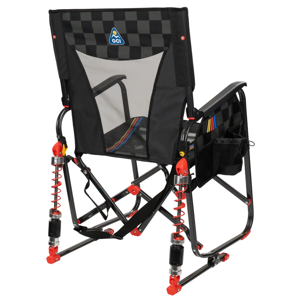 Heavy-Duty Freestyle Adjustable Rocker - NASCAR - Choice 899 - RoadTrip Rocker Smooth Motion Camp Chair Detail