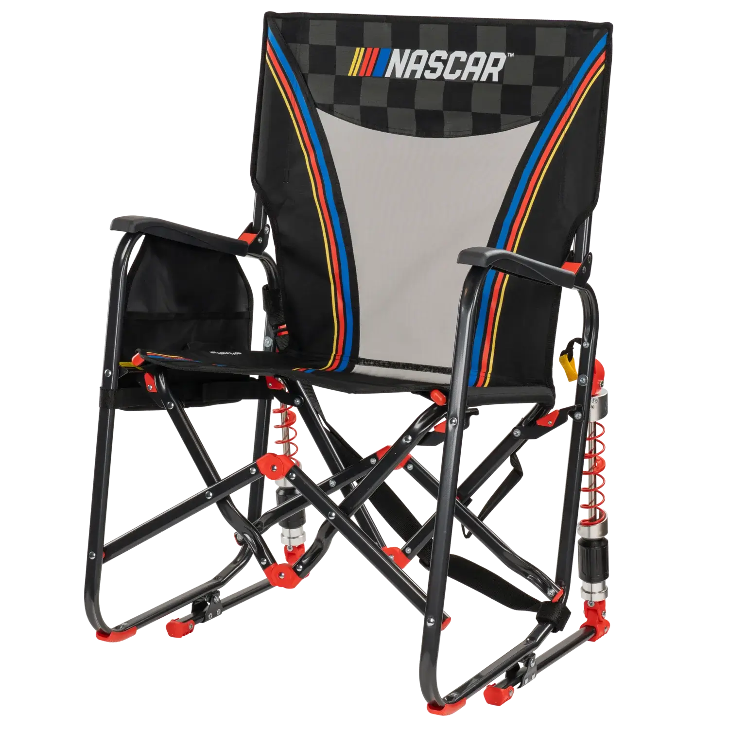 Heavy-Duty Freestyle Adjustable Rocker - NASCAR - Choice 899 - RoadTrip Rocker Smooth Motion Camp Chair Detail
