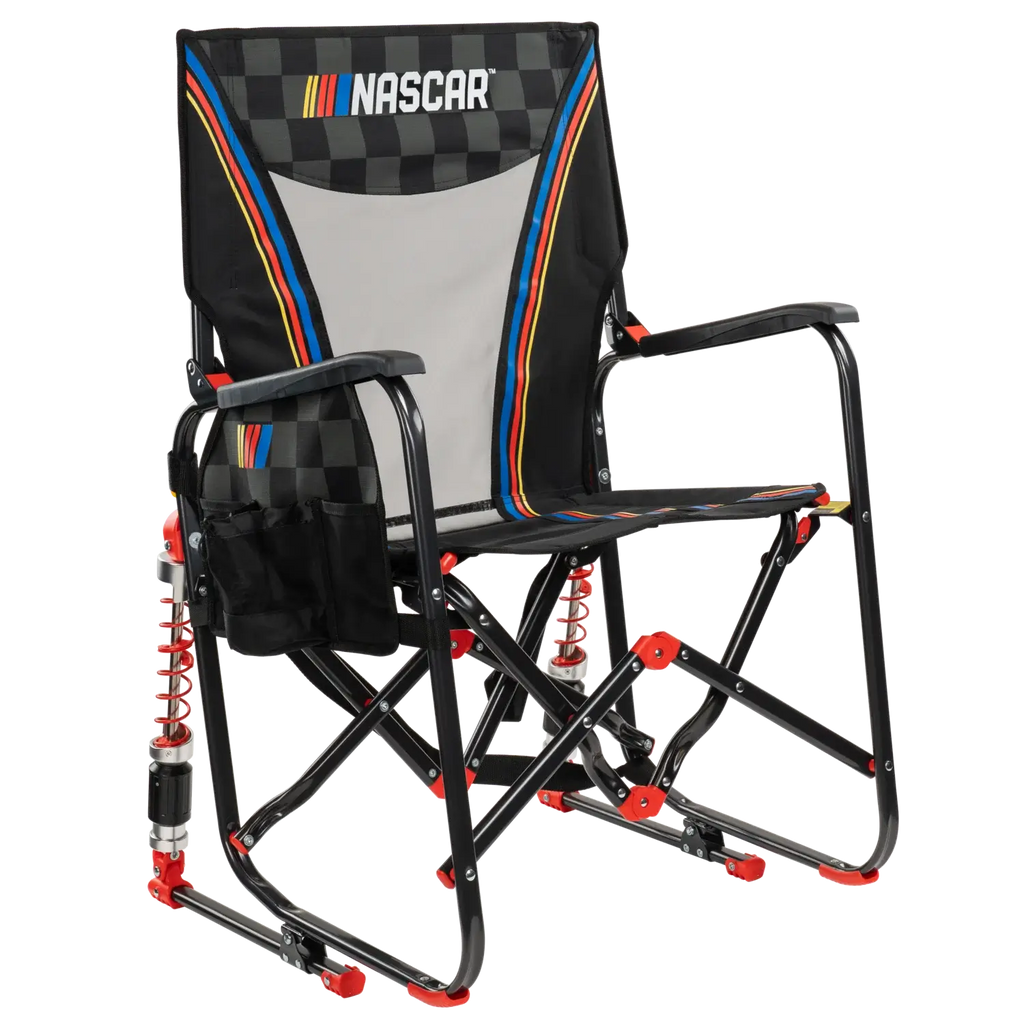 Heavy-Duty Freestyle Adjustable Rocker - NASCAR - Choice 899 - RoadTrip Rocker Smooth Motion Camp Chair - Default Title