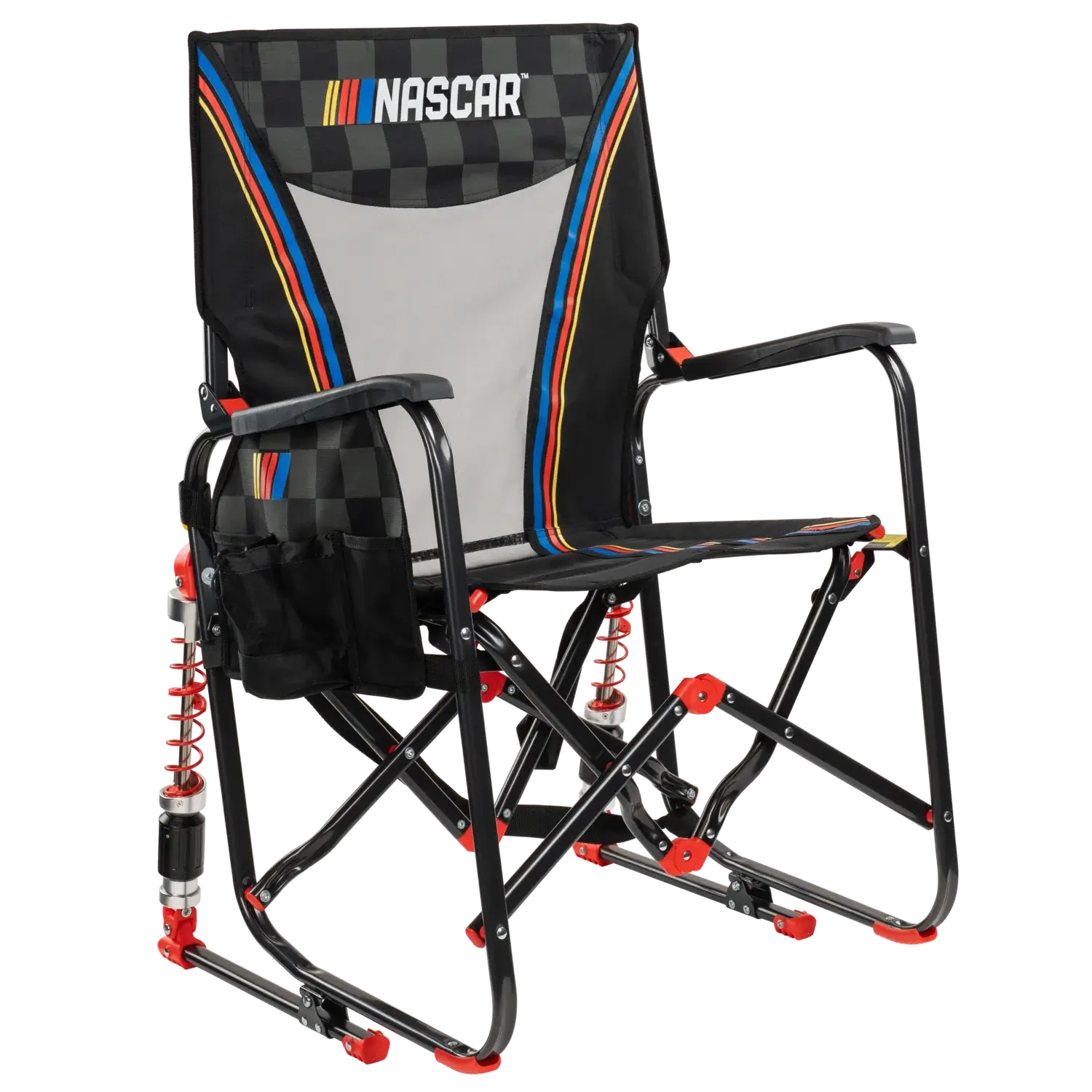 Heavy-Duty Freestyle Adjustable Rocker - NASCAR - Choice 899 - RoadTrip Rocker Smooth Motion Camp Chair - Default Title