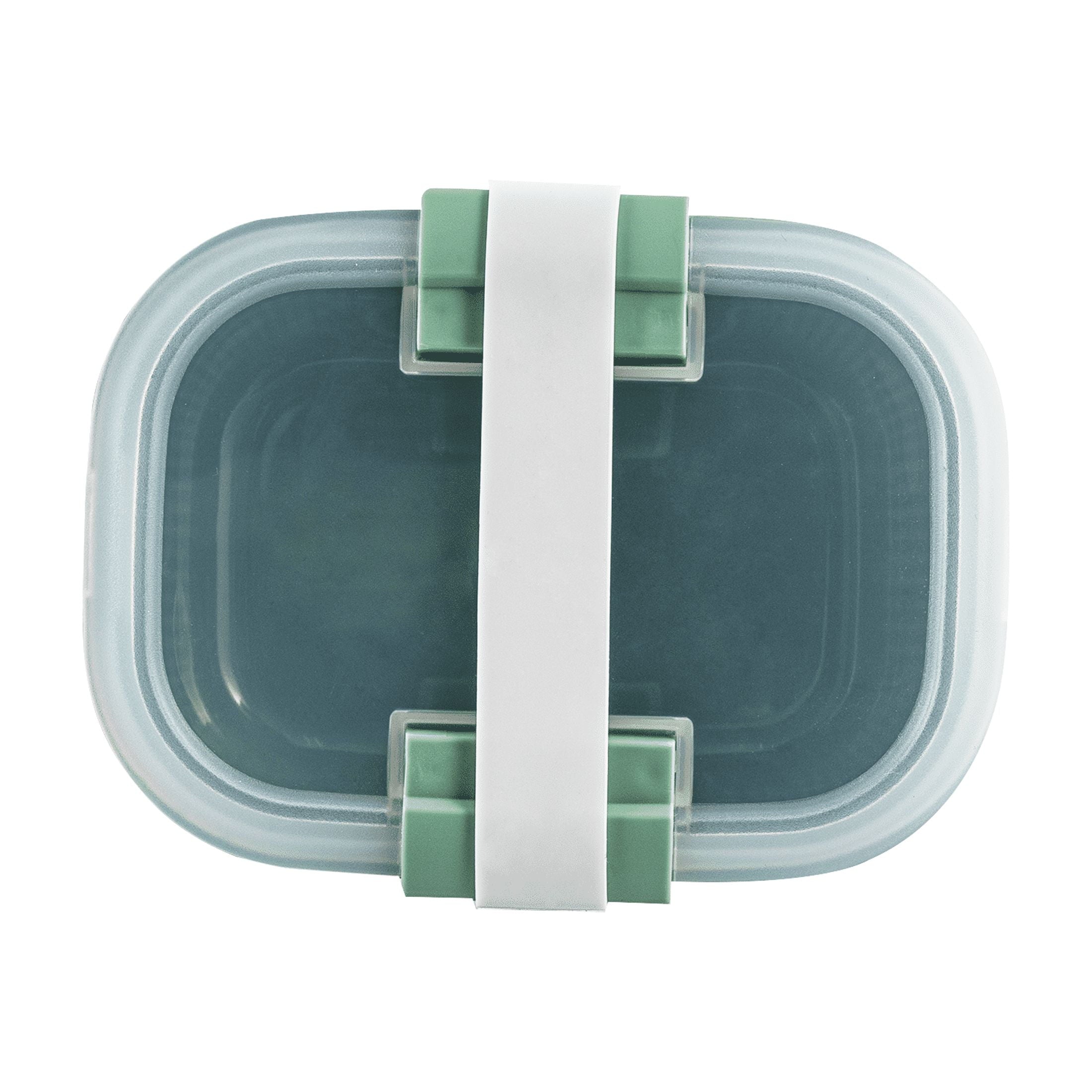 Playful Geometric Food Storage Snack Container, Plastic, Rectangle, Green, 19oz Capacity, Best Used for On-the-Go Snacks and Small Port... - Fun Food Fidget Cookie Squishable Toy Detail
