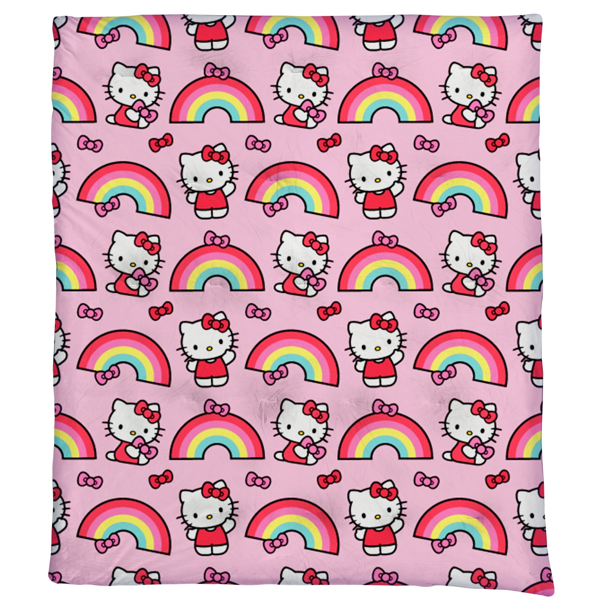 Cozy Fleece Kids Squishy Cloud Throw Blanket, 46 x 60 inches - Luxury Knitted Decorative Throw Blanket with Fringes Detail